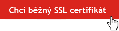 Chci běžný SSL certifikát