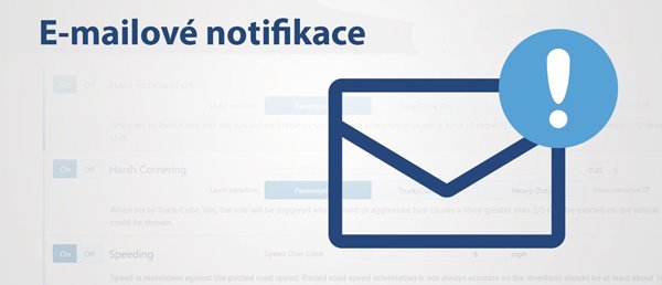 e-mailové notifikace